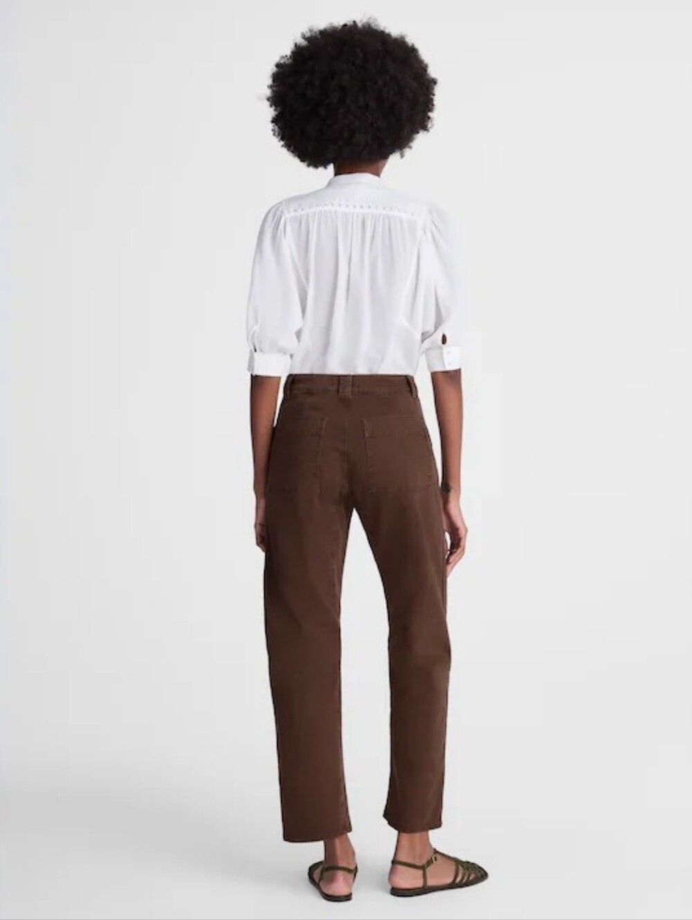 NWT Madewell The Darted Barrel-Leg Utility Pant Size 28 - Picture 10 of 10
